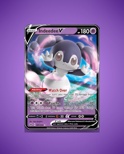 Collector’s Guide: Indeedee V (Sword Shield #91)