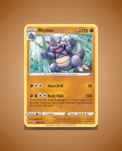 Collector’s Guide: Rhydon (Sword Shield #98)