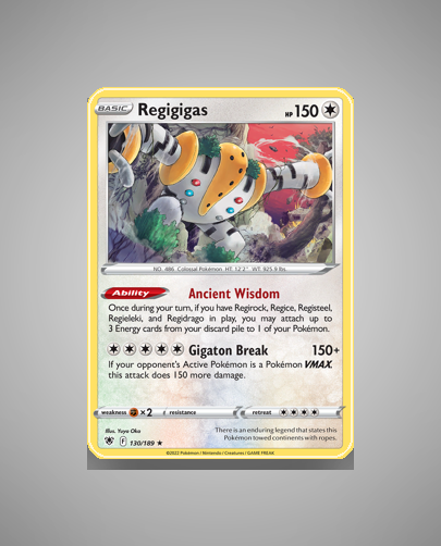 Collector’s Guide: Regigigas (Astral Radiance #130)