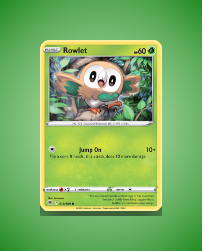 Collector’s Guide: Rowlet (Astral Radiance #19)