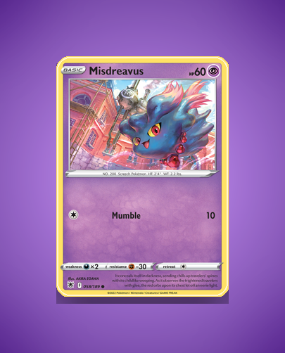 Collector’s Guide: Misdreavus (Astral Radiance #58)