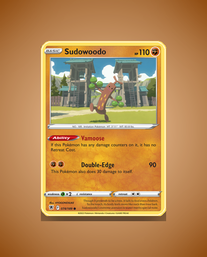 Collector’s Guide: Sudowoodo (Astral Radiance #74)