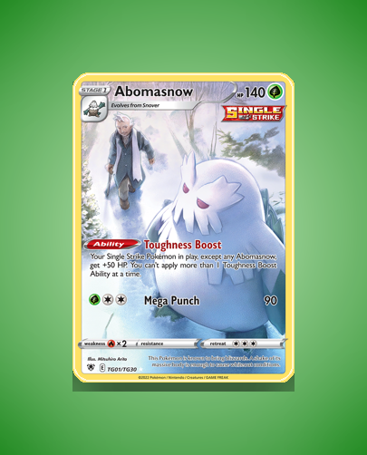 Collector’s Guide: Abomasnow (Astral Radiance Trainer Gallery #TG01)