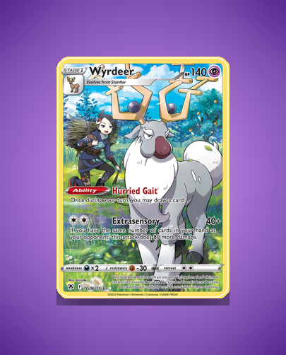 Collector’s Guide: Wyrdeer (Astral Radiance Trainer Gallery #TG06)
