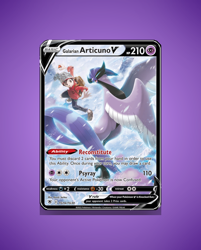 Collector’s Guide: Galarian Articuno V (Astral Radiance Trainer Gallery #TG16)