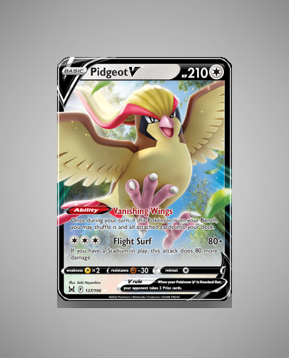 Collector’s Guide: Pidgeot V (Lost Origin #137)