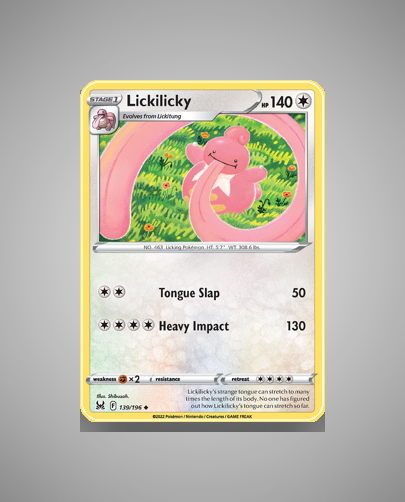Collector’s Guide: Lickilicky (Lost Origin #139)