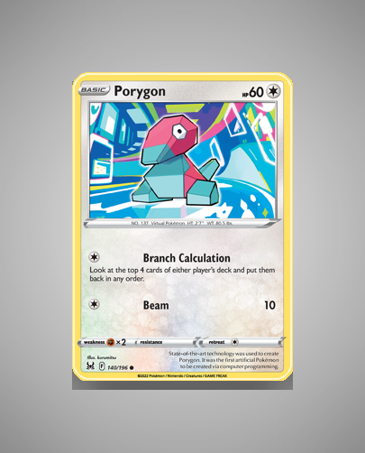 Collector’s Guide: Porygon (Lost Origin #140)