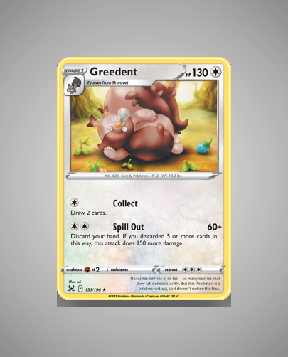 Collector’s Guide: Greedent (Lost Origin #151)