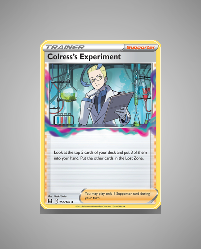 Collector’s Guide: Colress’s Experiment (Lost Origin #155)