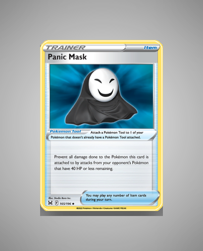 Collector’s Guide: Panic Mask (Lost Origin #165)