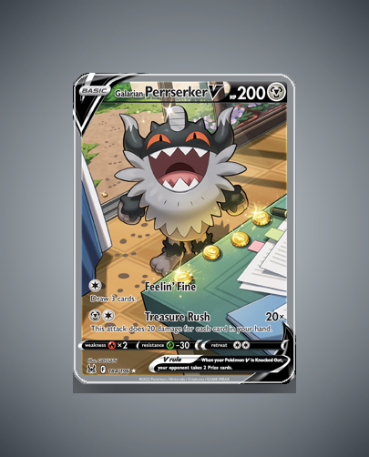 Collector’s Guide: Galarian Perrserker V (Lost Origin #184)