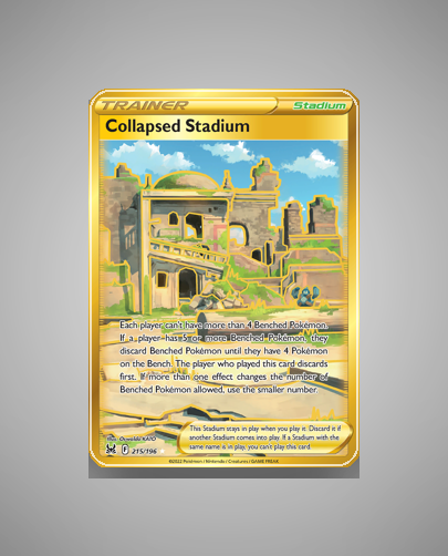 Collector’s Guide: Collapsed Stadium (Lost Origin #215)
