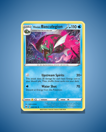 Collector’s Guide: Hisuian Basculegion (Lost Origin #45)