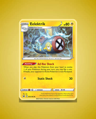 Collector’s Guide: Eelektrik (Lost Origin #60)