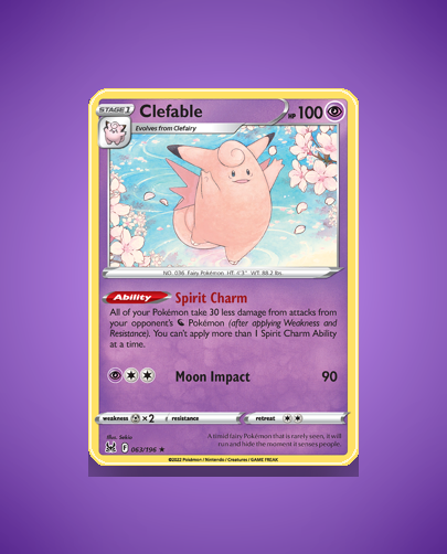 Collector’s Guide: Clefable (Lost Origin #63)