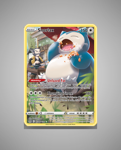 Collector’s Guide: Snorlax (Lost Origin Trainer Gallery #TG10)