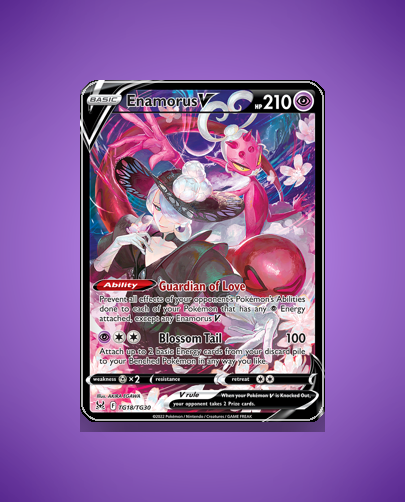 Collector’s Guide: Enamorus V (Lost Origin Trainer Gallery #TG18)