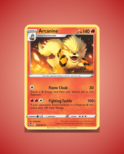 Collector’s Guide: Arcanine (Silver Tempest #20)