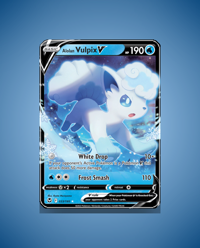 Collector’s Guide: Alolan Vulpix V (Silver Tempest #33)