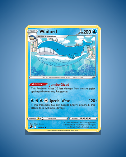 Collector’s Guide: Wailord (Silver Tempest #38)