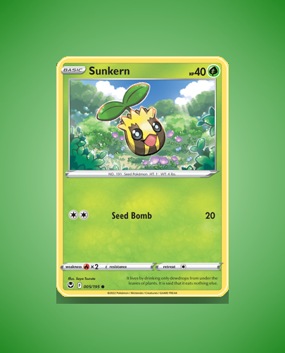 Collector’s Guide: Sunkern (Silver Tempest #5)
