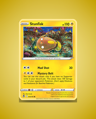 Collector’s Guide: Stunfisk (Silver Tempest #55)