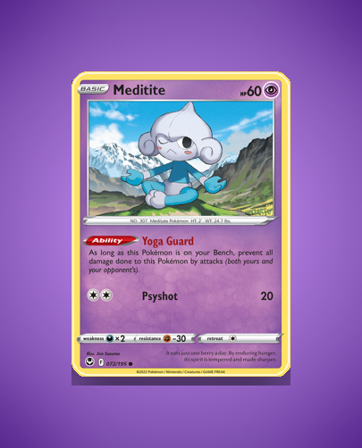 Collector’s Guide: Meditite (Silver Tempest #72)