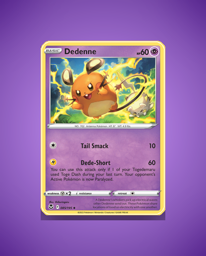 Collector’s Guide: Dedenne (Silver Tempest #85)