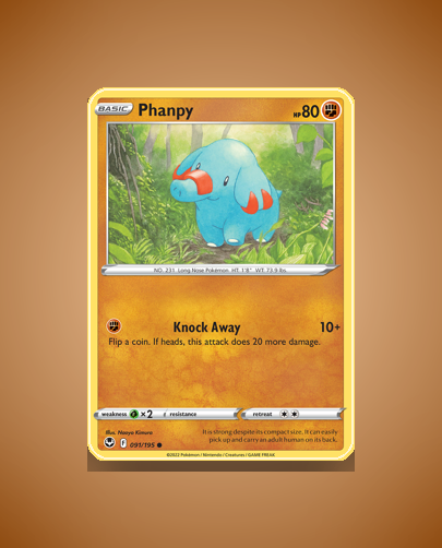 Collector’s Guide: Phanpy (Silver Tempest #91)
