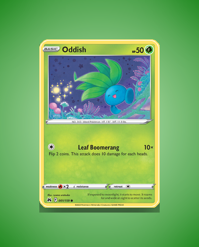 Collector’s Guide: Oddish (Crown Zenith #1)