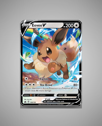 Collector’s Guide: Eevee V (Crown Zenith #108)