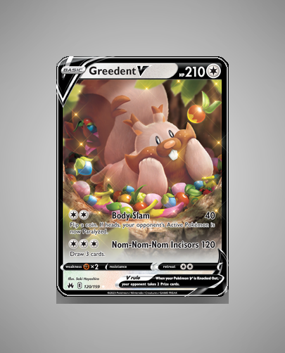 Collector’s Guide: Greedent V (Crown Zenith #120)