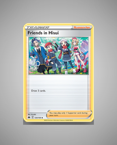 Collector’s Guide: Friends in Hisui (Crown Zenith #130)