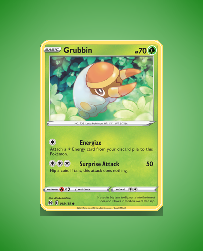 Collector’s Guide: Grubbin (Crown Zenith #15)