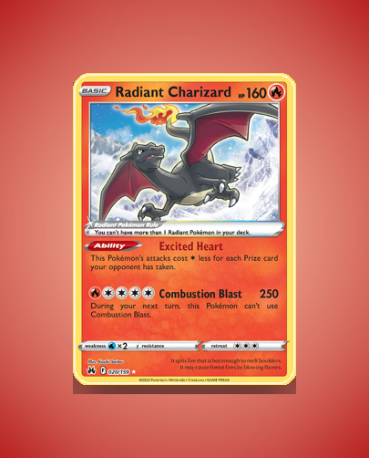 Collector’s Guide: Radiant Charizard (Crown Zenith #20)
