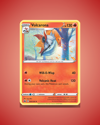 Collector’s Guide: Volcarona (Crown Zenith #25)