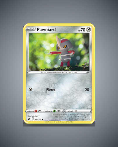 Collector’s Guide: Pawniard (Crown Zenith #92)