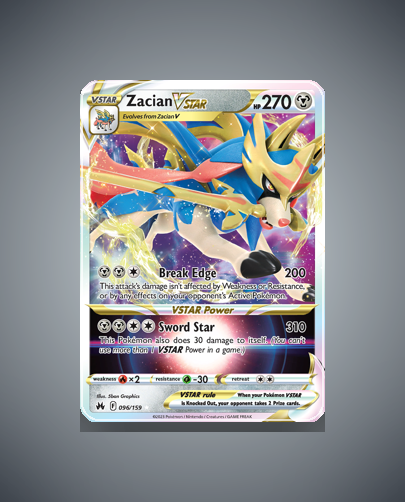 Collector’s Guide: Zacian VSTAR (Crown Zenith #96)