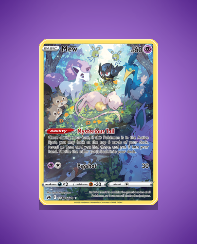Collector’s Guide: Mew (Crown Zenith Galarian Gallery #GG10)