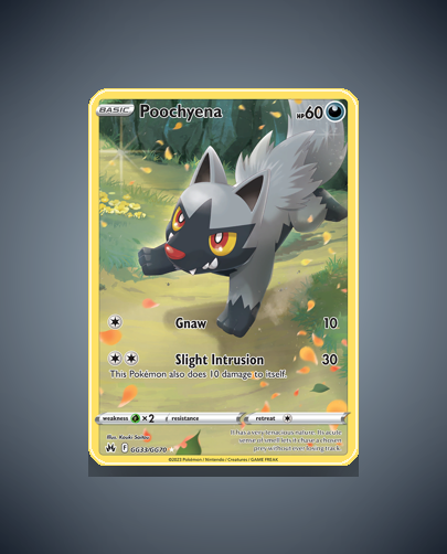 Collector’s Guide: Poochyena (Crown Zenith Galarian Gallery #GG33)