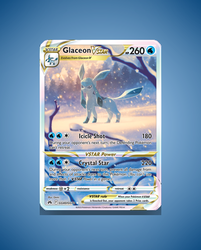Collector’s Guide: Glaceon VSTAR (Crown Zenith Galarian Gallery #GG40)