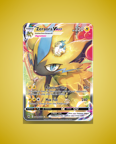 Collector’s Guide: Zeraora VMAX (Crown Zenith Galarian Gallery #GG42)