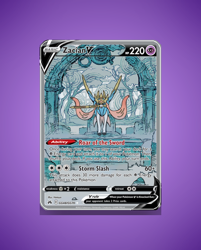 Collector’s Guide: Zacian V (Crown Zenith Galarian Gallery #GG48)