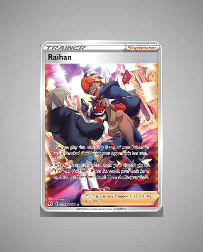 Collector’s Guide: Raihan (Crown Zenith Galarian Gallery #GG65)
