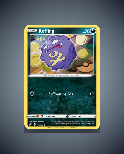 Collector’s Guide: Koffing (Rebel Clash #112)