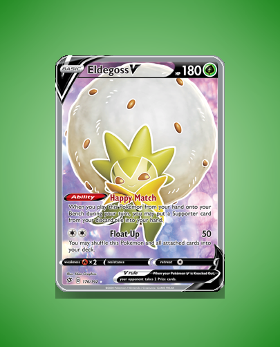 Collector’s Guide: Eldegoss V (Rebel Clash #176)