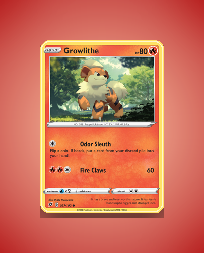 Collector’s Guide: Growlithe (Rebel Clash #27)