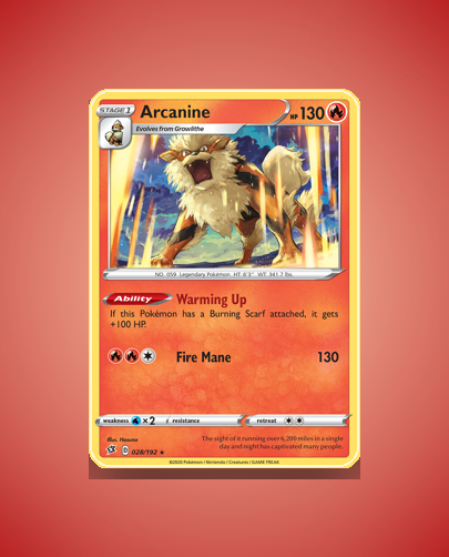 Collector’s Guide: Arcanine (Rebel Clash #28)