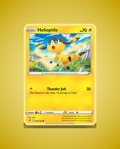 Collector’s Guide: Helioptile (Rebel Clash #63)